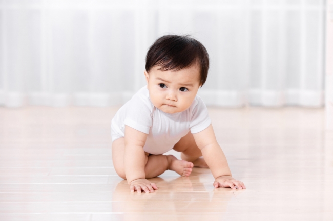 摄图网_501384175_banner_婴儿坐在地板上（企业商用）